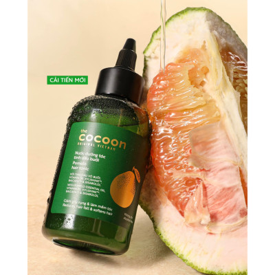 Nước dưỡng tóc tinh dầu bưởi (pomelo hair tonic) Cocoon 140ml + 1 Son dưỡng Cocoon 5g