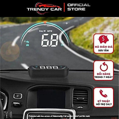 Máy Chiếu HUD Head up display M Series I OBD2 GPS HUD cáp USB Chất Lượng Cao Cho Xe Hơi Cửa hàng nội thất ô tô TrendyCar
