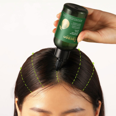 Nước dưỡng tóc tinh dầu bưởi (pomelo hair tonic) Cocoon 140ml + 1 Son dưỡng Cocoon 5g