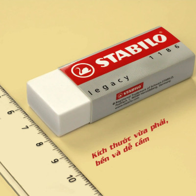 Gôm lớn STABILO Legacy/Legend - Màu ngẫu nhiên, lớn (ER198)