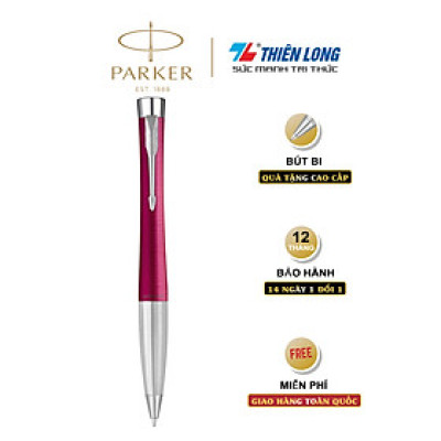 Bút bi cao cấp Parker Urban Twist URB X-VIBR Magenta CT TB-2143449 - Thép không gỉ