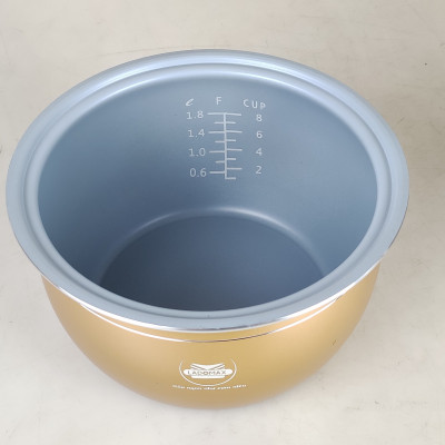 Nồi cơm điện tử lòng niêu 1.8L Ladomax màu đen, công suất 700W, tráng men chống dính-Hàng chính hãng