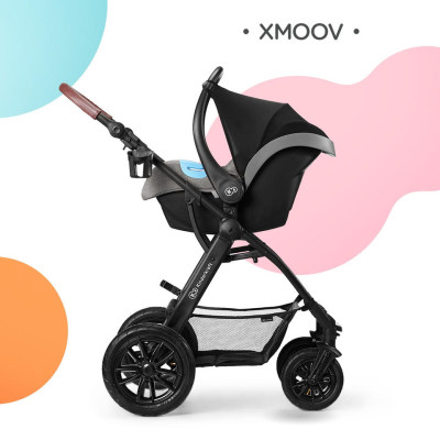 Bộ xe đẩy Kinderkraft XMOOV3IN1 cho bé từ 0 tháng tuổi đến 22kg