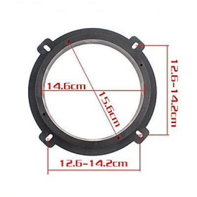 Dưỡng loa cánh ô tô 6.5 inch Huyndai và Kia cỡ 16.5cm kích thước chuẩn bắt ốc vít din cho I10, Santafe, Forte, Sorento