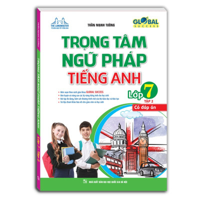 Sách - GLOBAL SUCCESS Trọng tâm ngữ pháp tiếng Anh lớp 7 tập 1