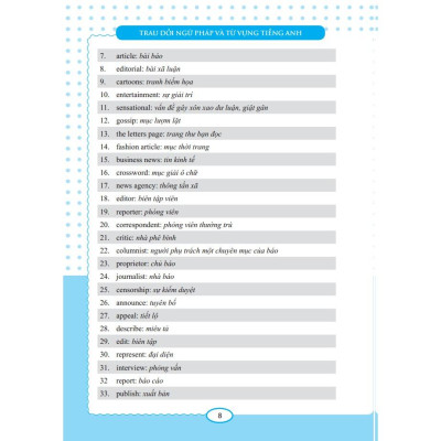 Sách - Trau dồi ngữ pháp và từ vựng tiếng Anh (improve English Grammar & Vocabulary) tái bản mới nhất 2023