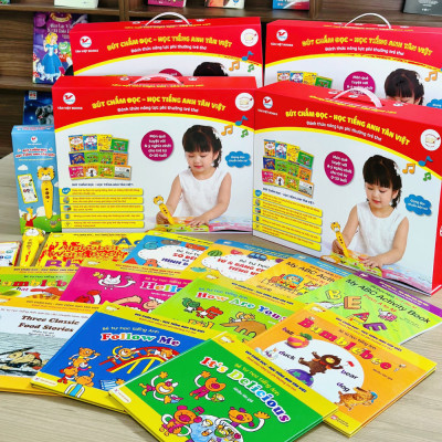 Hổ - Bút Chấm Đọc Học Tiếng Anh Tân Việt - Đánh Thức Năng Lực Phi Thường Cho Trẻ Thơ (Bộ 5 cuốn: Từ 0 Đến 6 Tuổi)