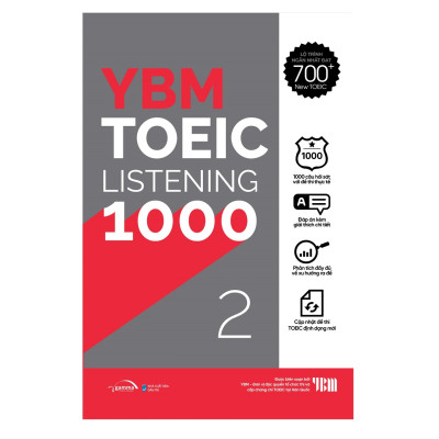 Combo YBM TOEIC 1000 4 Vol (Trọn Bộ 4 Cuốn): YBM TOEIC Reading 1000 Trọn Bộ 2 Tập + YBM TOEIC Listening 1000 Trọn Bộ 2 Tập