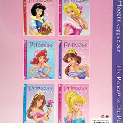 Princess Copy Colour: Princess And The Pea