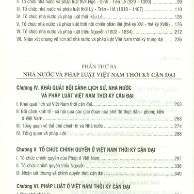 Giáo Trình Lịch Sử Nhà Nước Và Pháp Luật Việt Nam - PGS. TS. Nguyễn Minh Tuấn, TS. Phạm Thị Duyên Thảo, TS. Mai Văn Thắng - Tái bản - (bìa mềm)