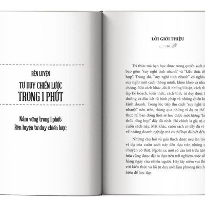 Sách - Rèn Luyện Tư Duy Chiến Lược 1 Phút - Bản Đặc Biệt