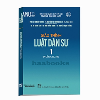 Sách - Giáo trình luật dân sự 1 - Phần chung