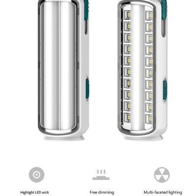 ĐÈN PIN LED SẠC TÍCH ĐIỆN 32X0.5W 50219 AKKO STAR - HÀNG CHÍNH HÃNG