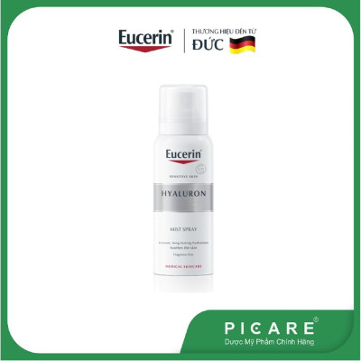 Xịt Khoáng Dưỡng Ẩm Eucerin Cho Da Nhạy Cảm Hyaluron Mist Spray 50ml