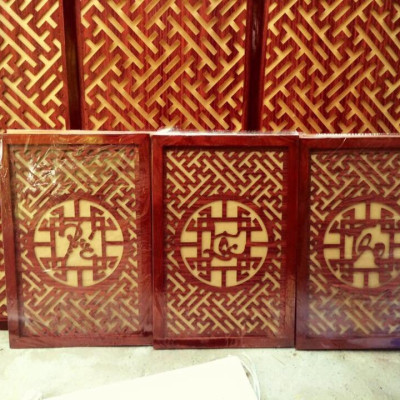 Mẫu bàn thờ chung cư kt 69 bằng gỗ sồi + ám khói