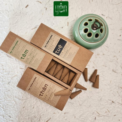 Nụ Trầm Hương Giá Sỉ Yên Loại Thân, Tâm, Tuệ Sạch Tự Nhiên Ít Khói An Toàn Dùng Thiền Thư Giãn