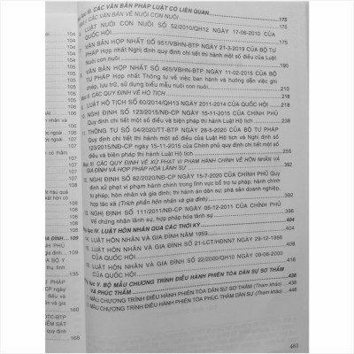 Thủ Tục Kết Hôn, Ly Hôn, Chế Độ Tài Sản Và Chia Tài Sản Chung Của Vợ Chồng Và Bộ Mẫu Chương Trình Điều Hành Phiên Tòa Dân Sự Sơ Thẩm, Phúc Thẩm (mới nhất) 