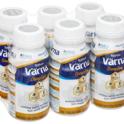 Thùng Sữa Bột Pha Sẵn Varna Complete (24 Chai x 237ml) - Hỗ Trợ Phòng Ngừa & Phục hồi Sức Khỏe