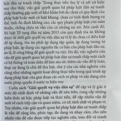 Giải quyết vụ việc dân sự