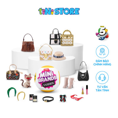 Đồ Chơi Trứng Sưu Tập Zuru Fashion Mini Brands 5 Surprise S1 77485GQ6