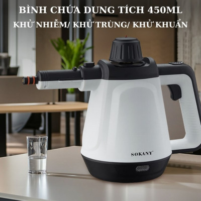 Máy làm sạch bằng hơi nước SOKANY SK-11047 công suất mạnh mẽ 2000W, nhiệt độ cao, áp suất lớn, dùng cho nhà bếp, gia đình - HÀNG CHÍNH HÃNG - DELIYA