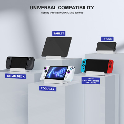 Chân Đế JYS Multi Angle Stand đứng máy chơi game cho ROG Ally X / Steam Deck / Nintendo Switch / Smartphone / Tablet - Hàng nhập khẩu
