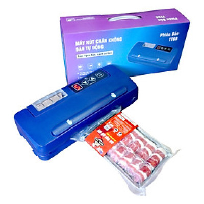 Máy Hút Chân Không Thực Phẩm TT68 Không Kén Túi, Ép Chân Không Khô và Ướt, Hàng Chính Hãng