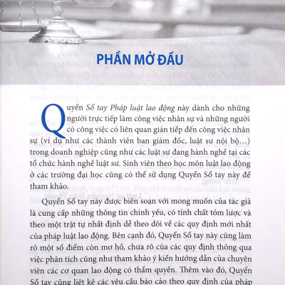 Sổ Tay Pháp Luật Lao Động (Tái Bản 2023)