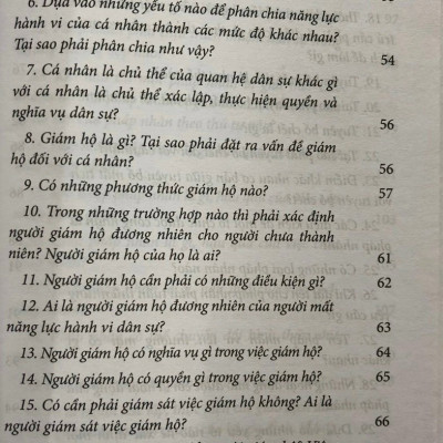 Câu hỏi thường gặp trong lĩnh vực dân sự