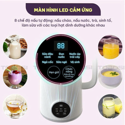 Máy Làm Sữa Hạt Ngũ Cốc Đa Năng OSTMARS – Nấu Cháo, Súp, Hẹn Giờ Tiện Lợi, Công Suất 600W Loại Xịn, đèn ốp trần