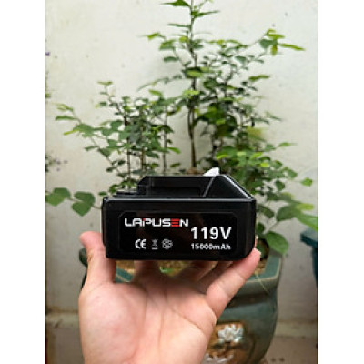 Pin máy cắt cỏ cầm tay dùng pin LAPUseᵰ pin dự phòng 10cell dung lượng 15000mAh - CHÂN PIN THÔNG DỤNG