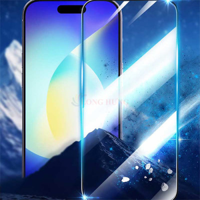 Dán màn hình cường lực Full viền MiPow KingBull Premium-Silk dành cho iPhone 15 Pro Max BJ504 - Hàng chính hãng