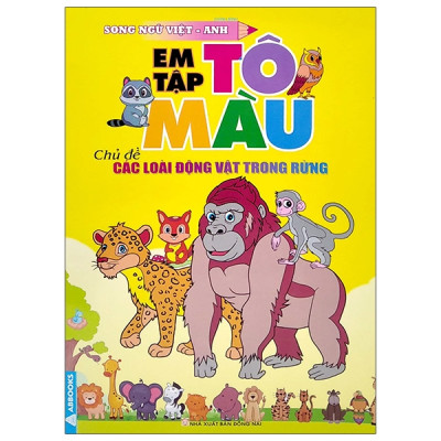 Sách - Em Tập Tô Màu - Chủ Đề Tổng Hợp Về Thiên Nhiên và Đồ Chơi Của Bé - Bộ 12 Cuốn