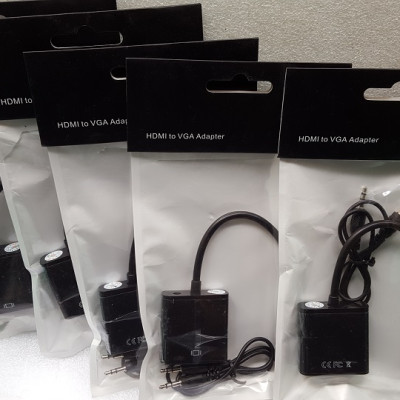 Cáp Chuyển đổi cổng HDMI ra cổng VGA - Cable HDMI to VGA dùng để kết nối máy tính với tivi, máy chiếu - Hàng chính hãng