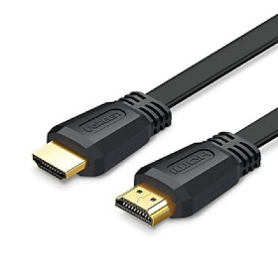 Ugreen UG50820ED015TK 3M màu đen Cáp tín hiệu HDMI dẹt - HÀNG CHÍNH HÃNG