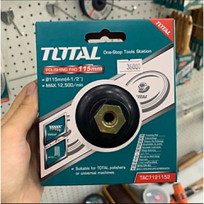 ĐĨA CAO SU ĐÁNH BÓNG 100MM TOTAL TAC7121152 - HÀNG CHÍNH HÃNG