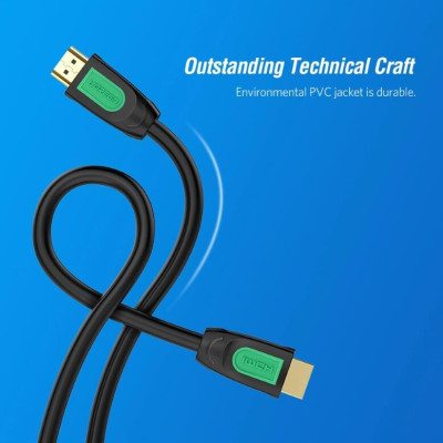 Ugreen UG40464HD101TK 5M màu Đen Cáp tín hiệu HDMI chuẩn 1.4 hỗ trợ phân giải 4K * 2K - HÀNG CHÍNH HÃNG