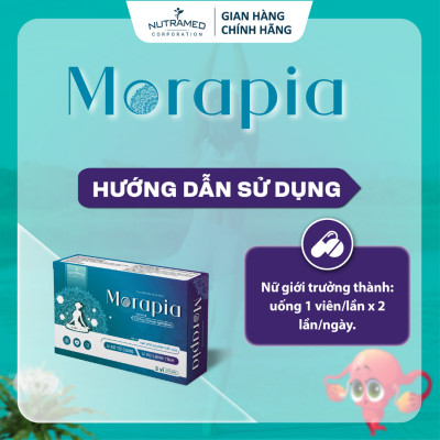 Viên uống Morapia hỗ trợ hạn chế sự phát triển của u xơ (Hộp 30 viên) - Nutramed