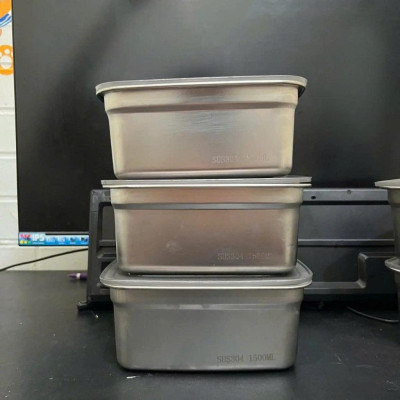 Hộp Inox 150ML Dày Dặn, Nắp Đậy Silocon Hút Chân Không, zoang chống chàn