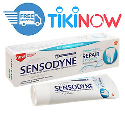Kem đánh răng SENSODYNE Repair & Protect - Bảo vệ răng nhạy cảm
