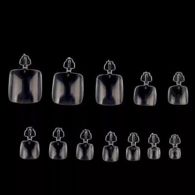 Túi Móng Úp Chân HSM Cao Cấp 500 Móng Đủ Size, Nhựa Dẻo Siêu Mỏng, Bám Keo Tốt, Form Chuẩn Cho Làm Nail giả Dễ Sử Dụng
