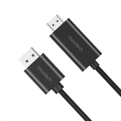 Cáp chuyển DisplayPort (DP) sang HDMI 4K@60Hz Choetech XDH01 dài 2m (Hàng chính hãng)