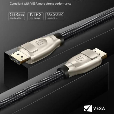 Ugreen UG30118DP107TK 1M Màu Đen Cáp 2 Đầu Displayport V1.2 cao cấp hỗ trợ 4K*2K 60GHz - HÀNG CHÍNH HÃNG
