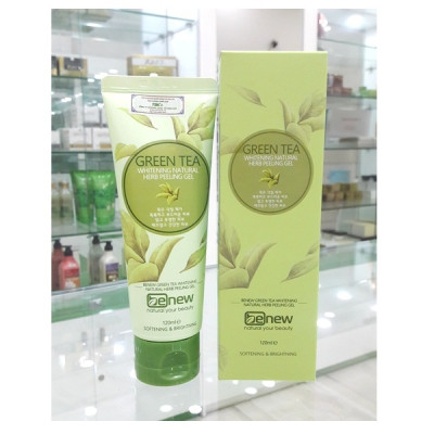 Kem tẩy da chết trắng da hỗ trợ trị mụn chiết xuất trà xanh  BENEW  PELLING GEL hàn quốc (120ml)
