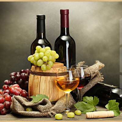 Tranh treo tường phong cách hiện đại trang trí nhà bếp phòng ăn phủ bóng UD1200