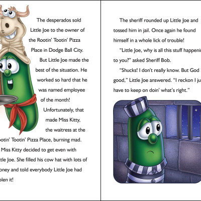 Sách - VeggieTales Bible Storybook : With Scripture from the NIrV by Cindy Kenney (US edition, hardcover)