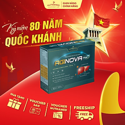 Viên uống Aginova Plus hỗ trợ bảo vệ và cải thiện suy giảm chức năng gan (60 viên) - Nutramed