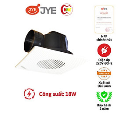 Quạt hút thông gió âm trần JY-B9003N 18W KT 240x240mm JYE hàng chính hãng