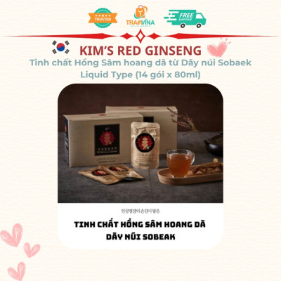 Tinh chất Hồng Sâm hoang dã từ Dãy núi Sobaek Kim