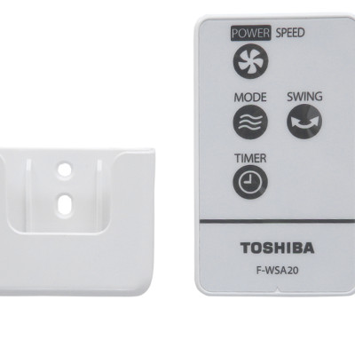 Quạt treo tường Toshiba F-WSA20(H)VN - 3 cánh, động cơ bạc thau - 3 mức gió - Điều khiển từ xa - Hẹn giờ tắt - Hàng chính hãng, bảo hành 12 tháng